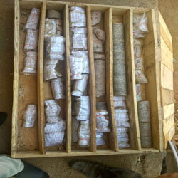 Godhara Granite Sample rock core drilling rock testing rds